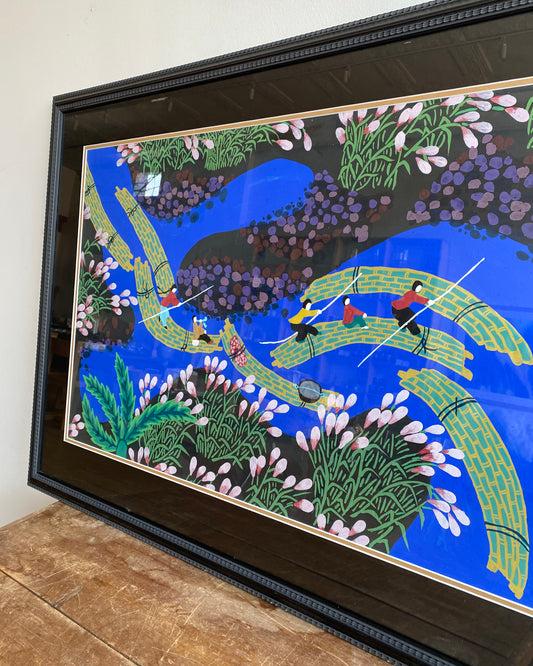 Vintage Framed Original Large Painting (41" x 31")