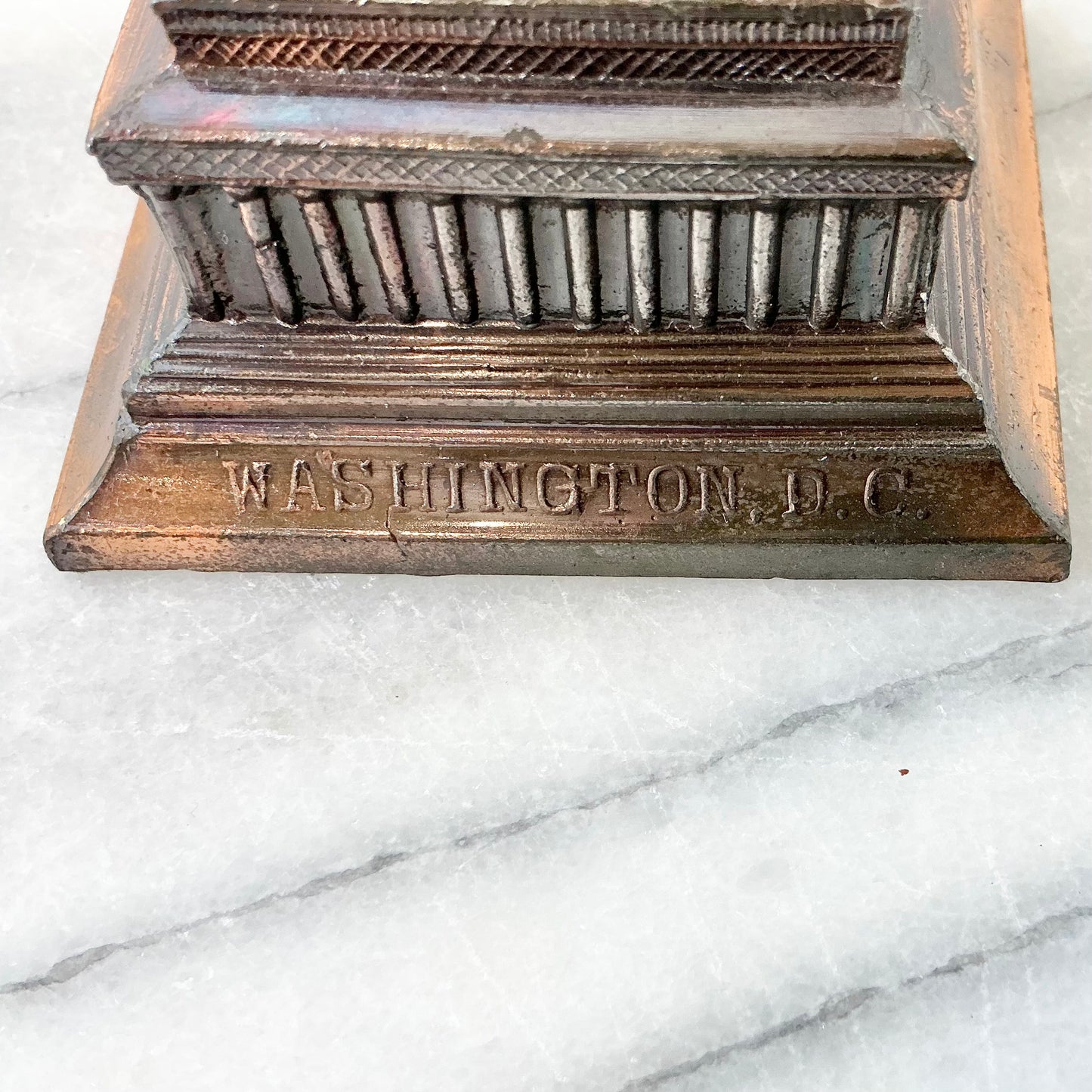 Vintage Copper Lincoln Memorial Souvenir