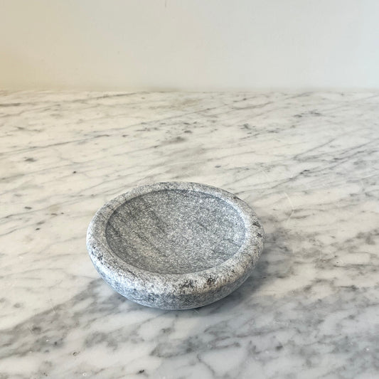 Found Gray Stone Trinket Dish