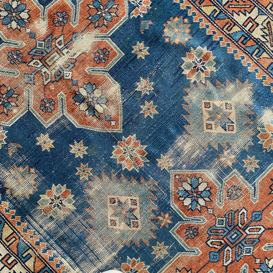 Antique Hand-knotted Rug (3’3” x 4’2”)