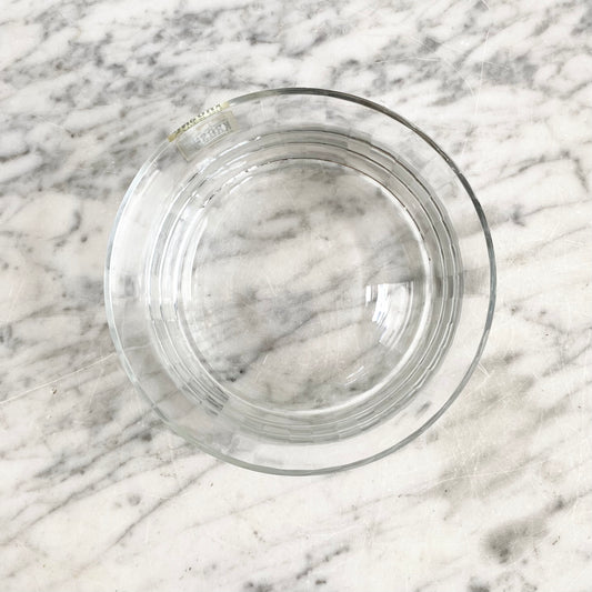 Vintage Ripple Glass Bowl, Poland