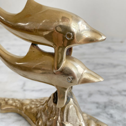 Vintage Brass Dolphin Pair (NAUTICAL COLLECTION)