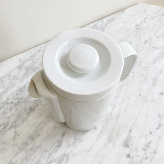 Vintage Minimalist Modern Porcelain Pitcher