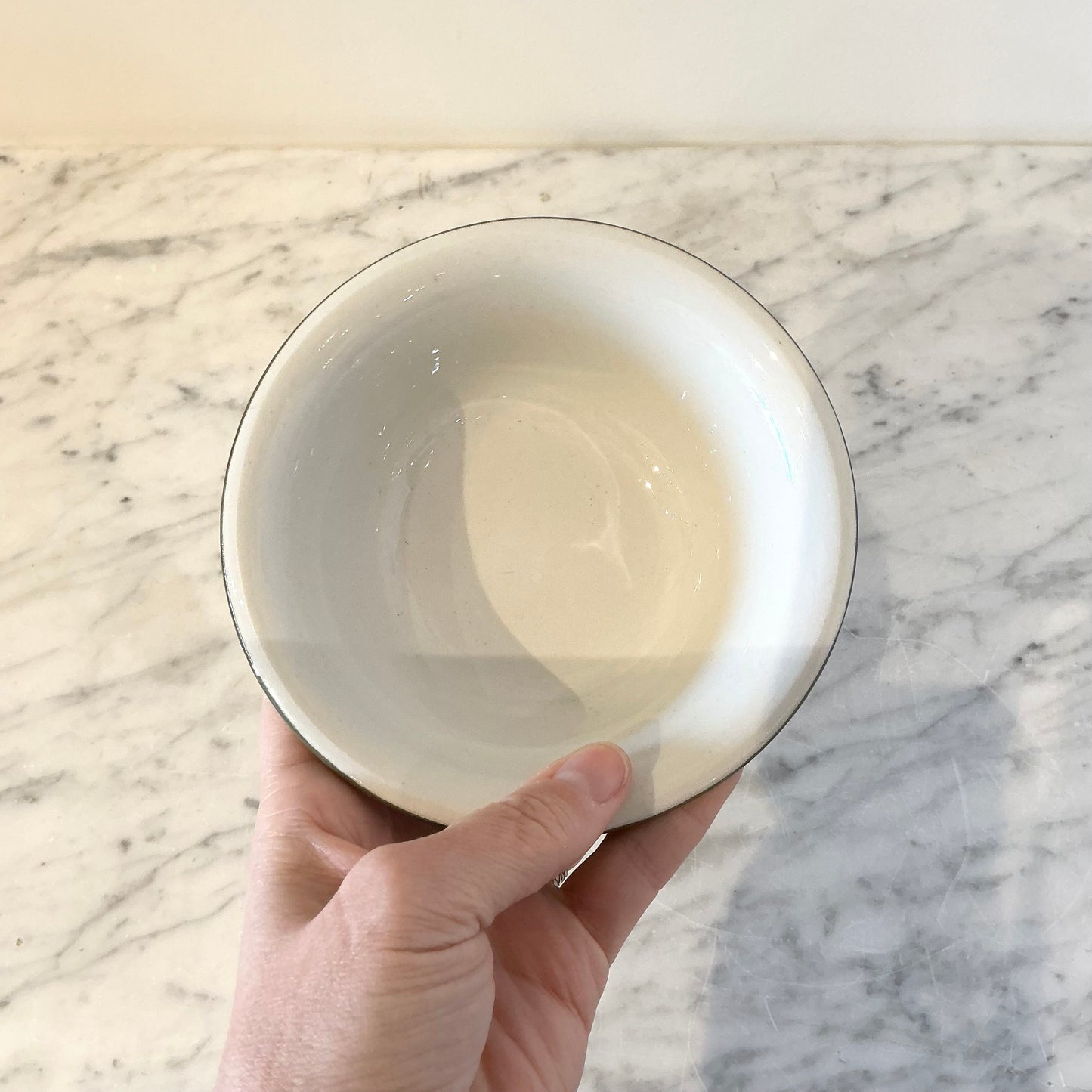Vintage Ironstone Bowl by Hall