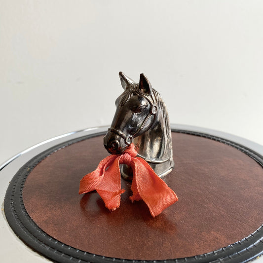 Vintage Equestrian Ice Bucket