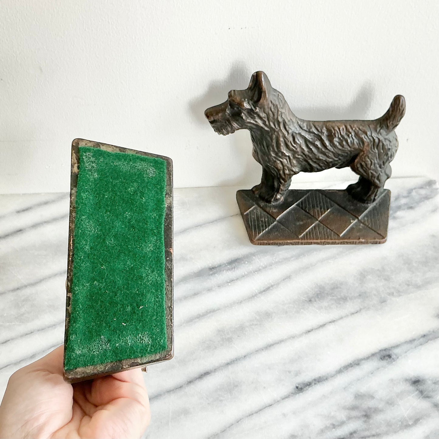 Pair of Vintage Iron Scottie Dog Bookends
