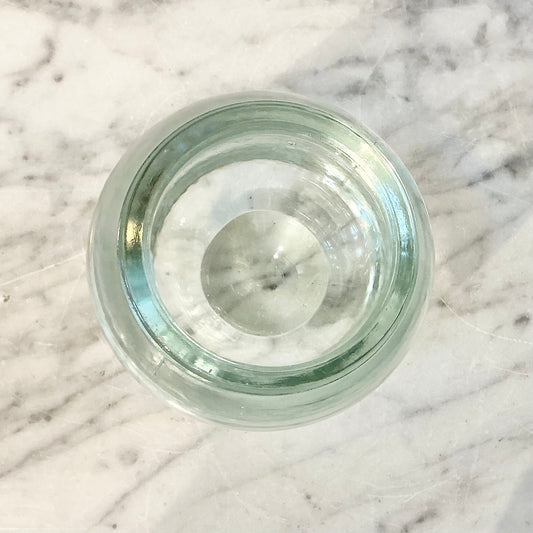 Vintage Chunky Glass Votive Holder