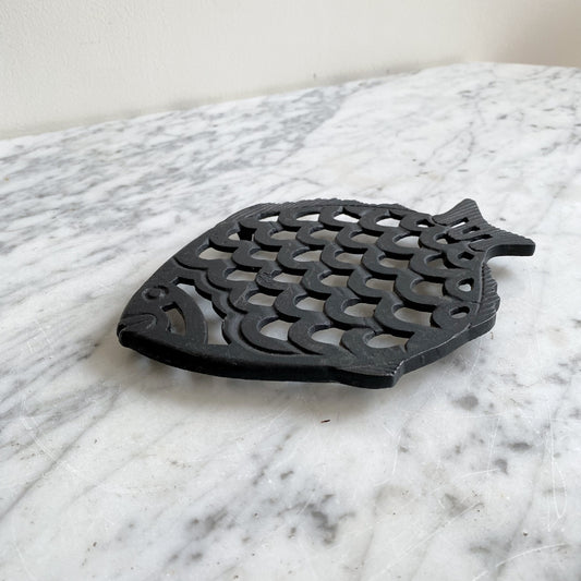 Vintage Iron Fish Trivet