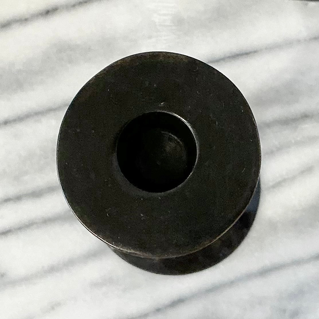 Vintage Sculptural Iron Candle Holder