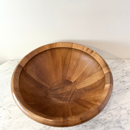 Vintage XL Dansk Teak Serving Bowl
