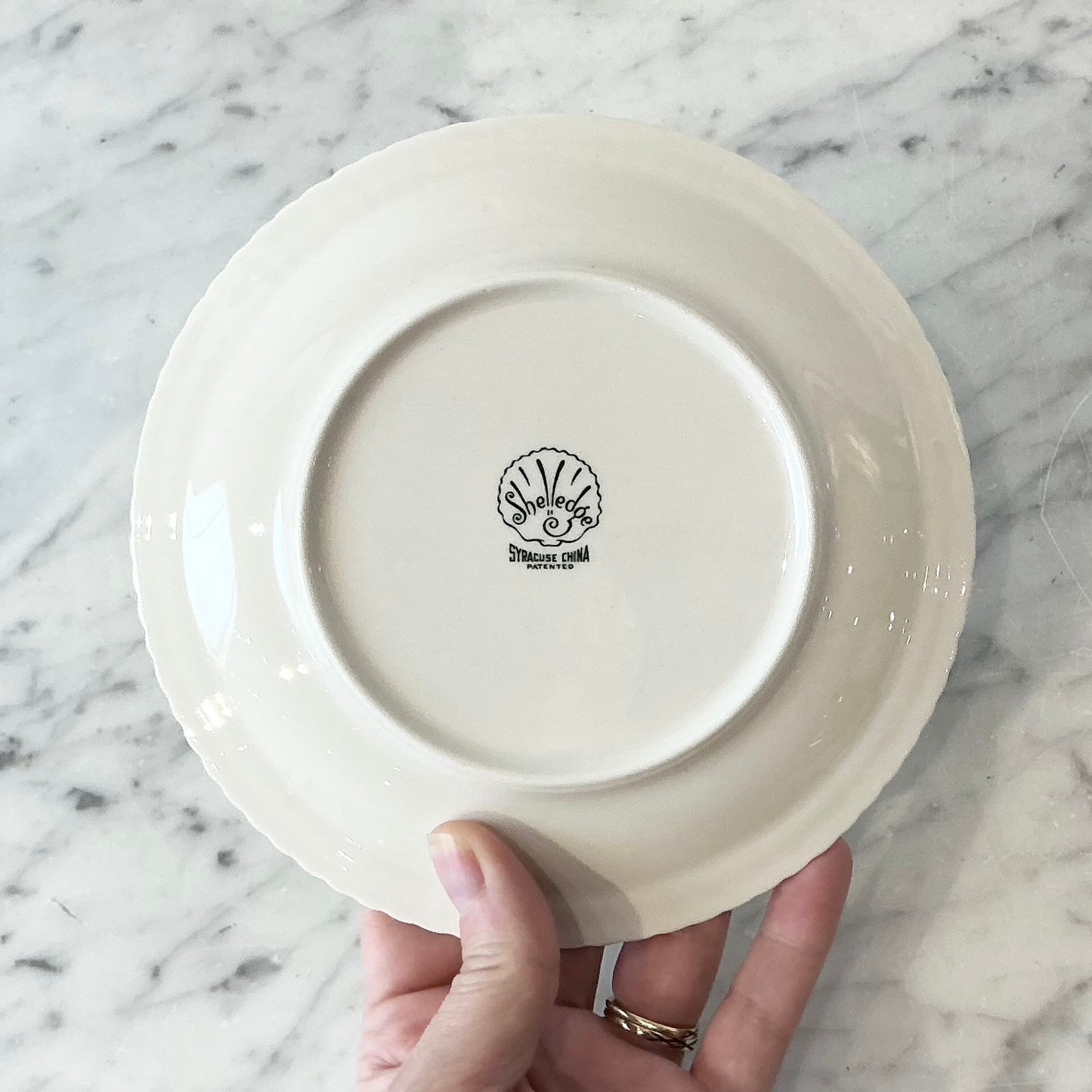 Vintage “Frilly” Ceramic Plate