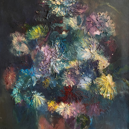 Vintage Original Still-life Painting by Sueko Kawamara