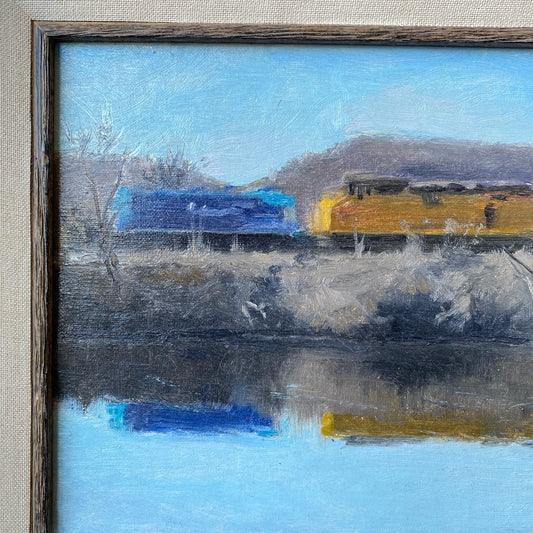 Original Oil Painting by Joni Jurek ("Iron Horse")