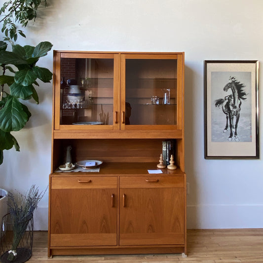 Vintage Original Horse Brush Painting (41.5" x 22")