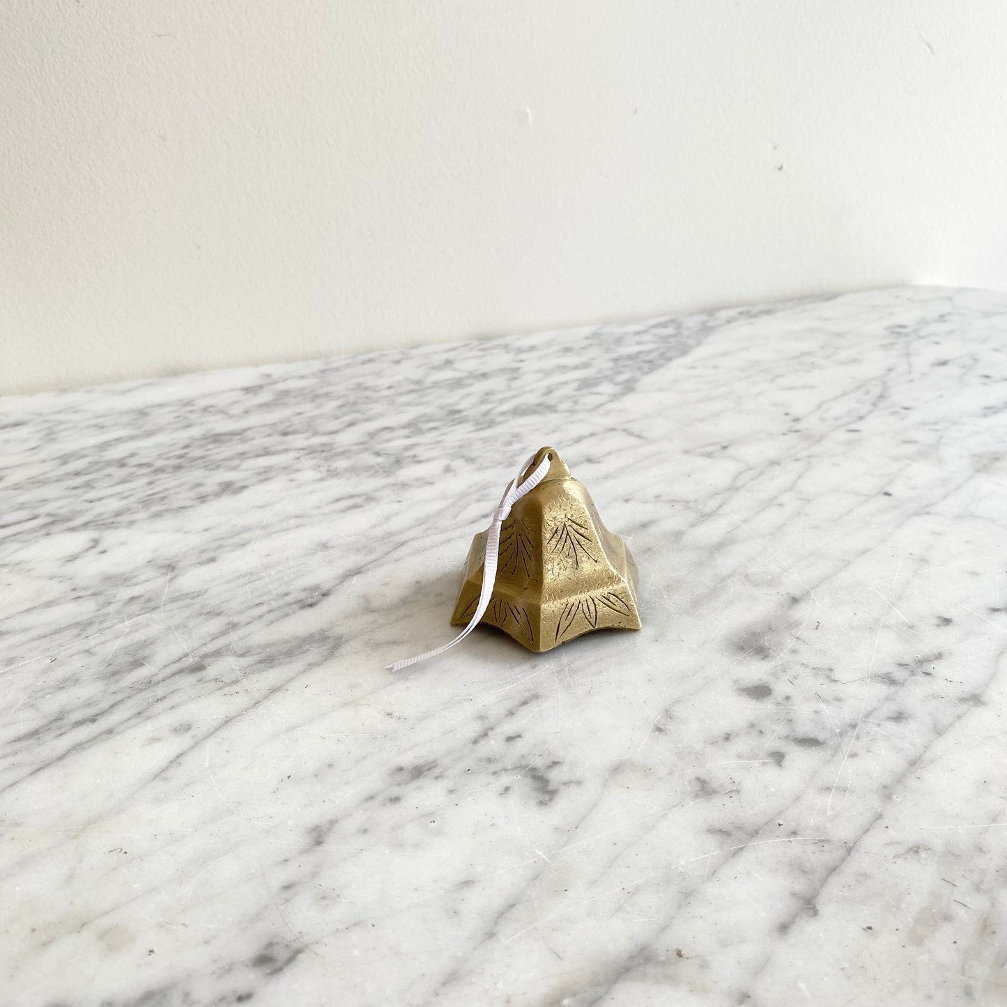 Vintage Etched Brass "Bell"