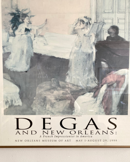 “Degas and New Orleans” Exhibit Poster