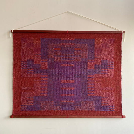ON HOLD: Vintage Handmade Weaving / Wall Hanging / Textile Art