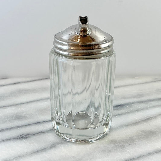 Vintage Glass Sugar Dispenser
