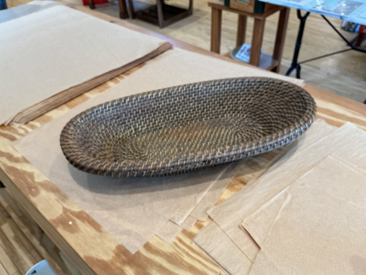 Vintage Oval Basket