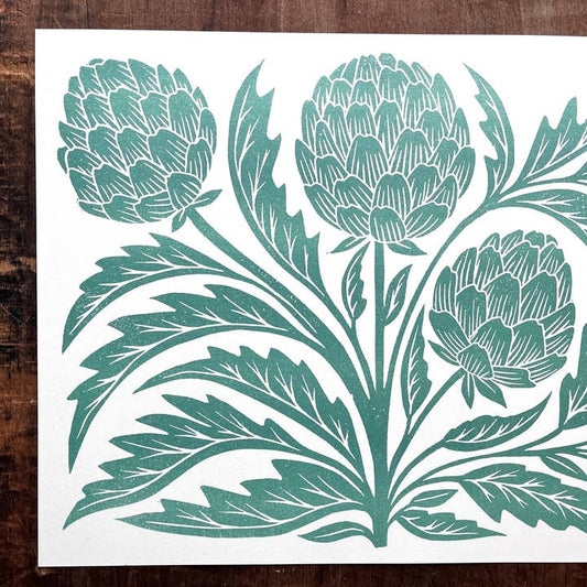 Artichoke Art Print (11 x 14)