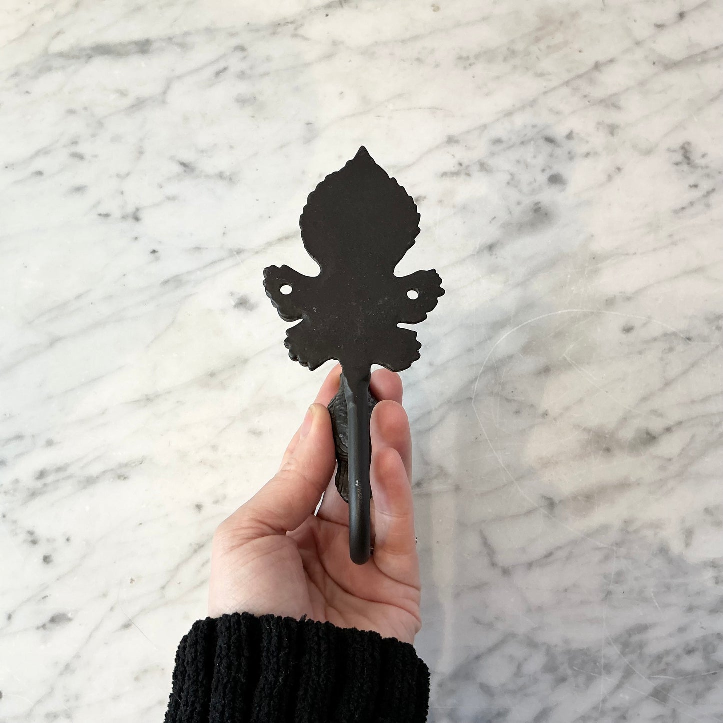Found Bird + Leaf Hook