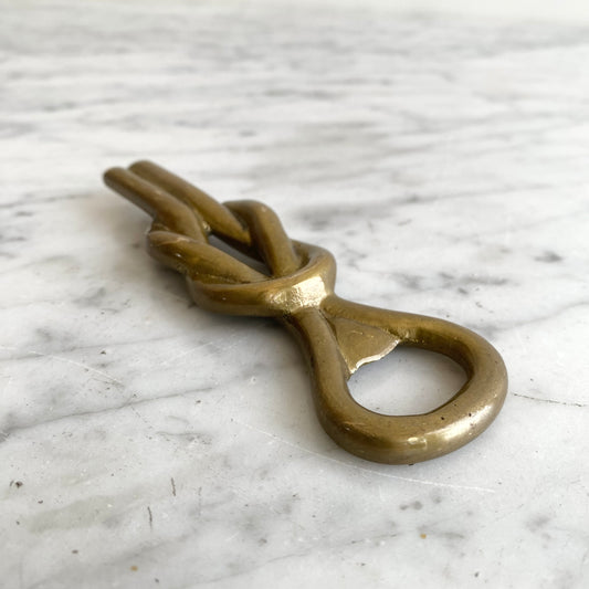 Brass “Knot” Bottle Opener