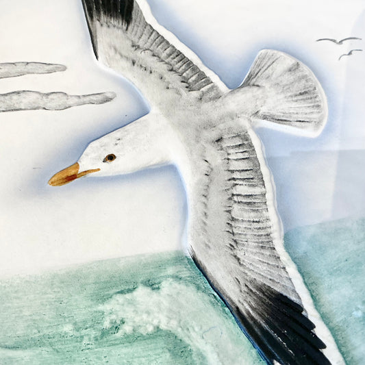 Vintage Seagull Wall Plate (Circa 1977)