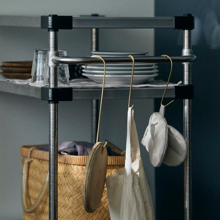 Brass Long J Hook, Small