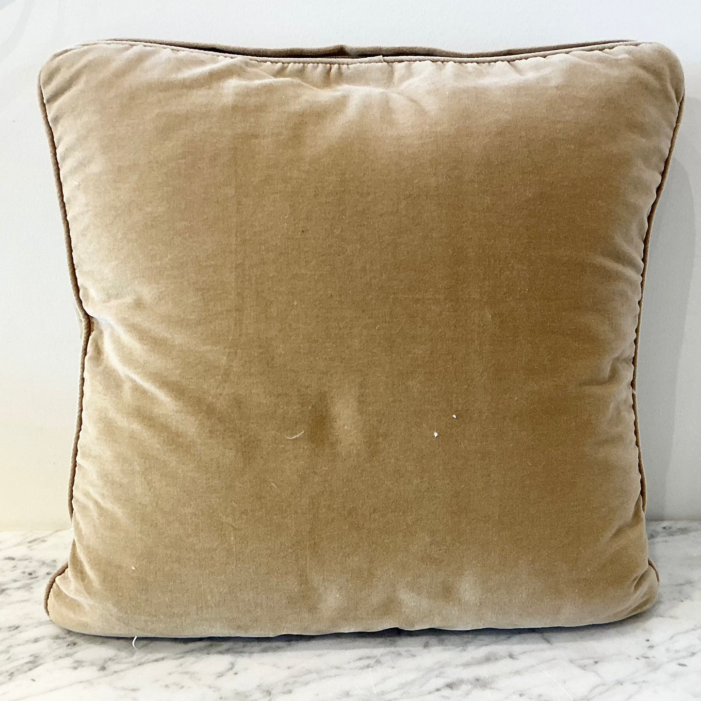 Vintage Needlepoint Dog Pillow
