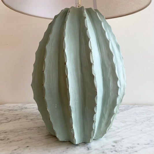 Vintage Cactus Lamp with Shade