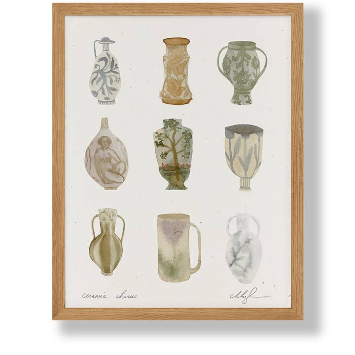"Ceramic Chorus" Art Print (11 x 14)
