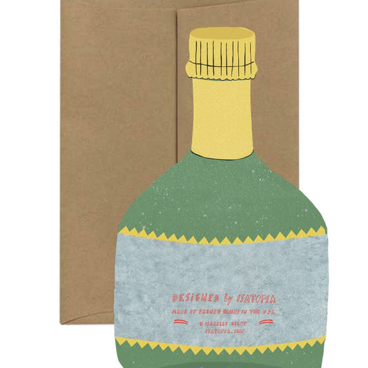 Champagne - Die Cut Card