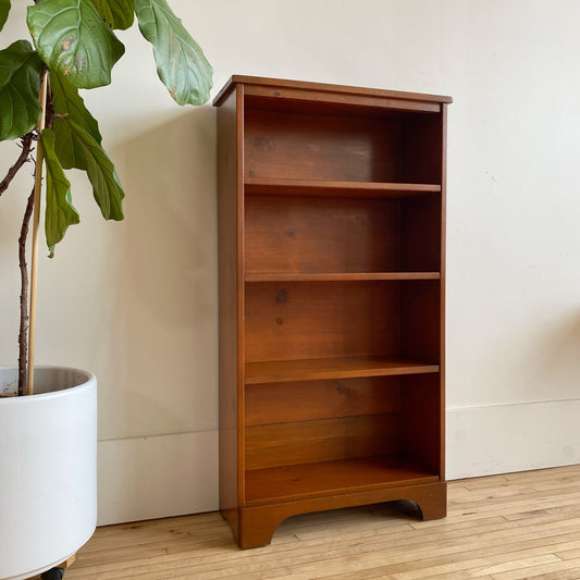 Vintage Solid Wood Bookcase, 47"