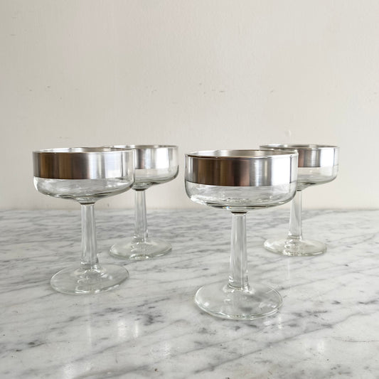 S/4 Petite Vintage Silver Rimmed Glasses