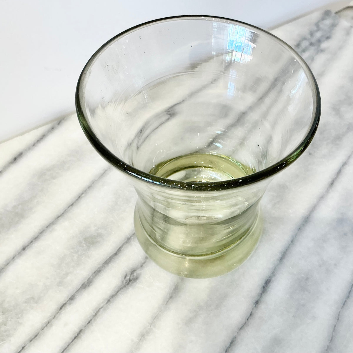 Vintage Heavy Recycled Glass Vase