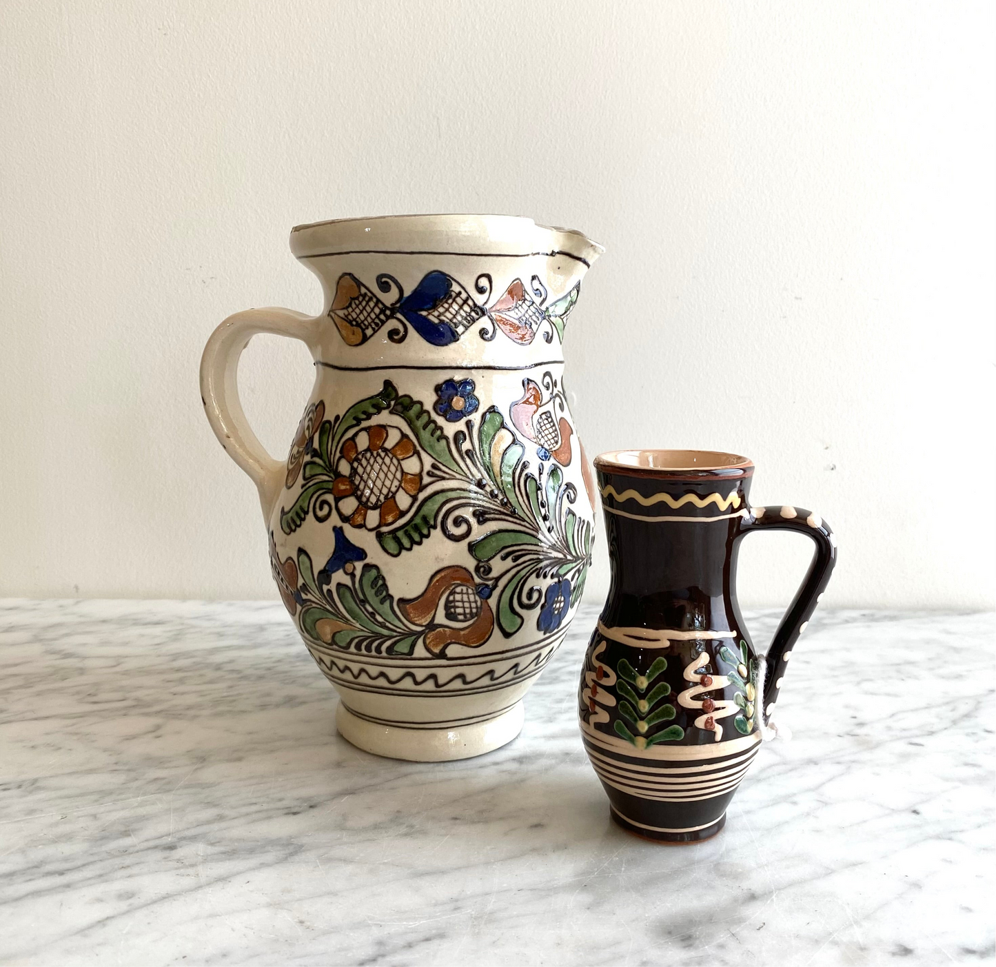 Petite Vintage Hungarian Pitcher, 5"