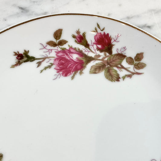 Small Vintage Rose Dishes, Choose Size