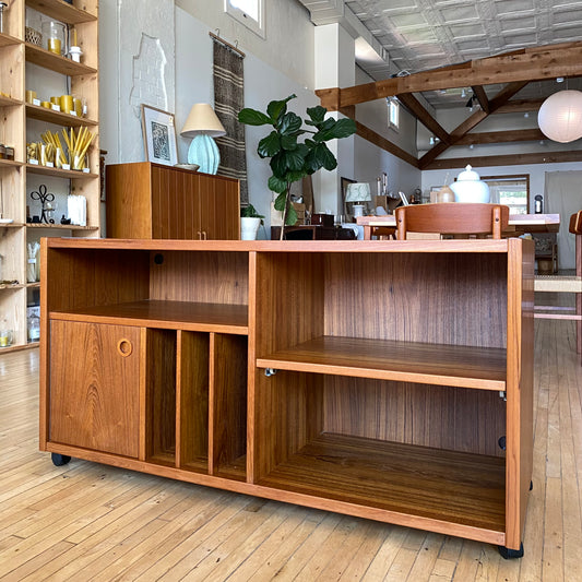 Vintage Teak Media Cabinet