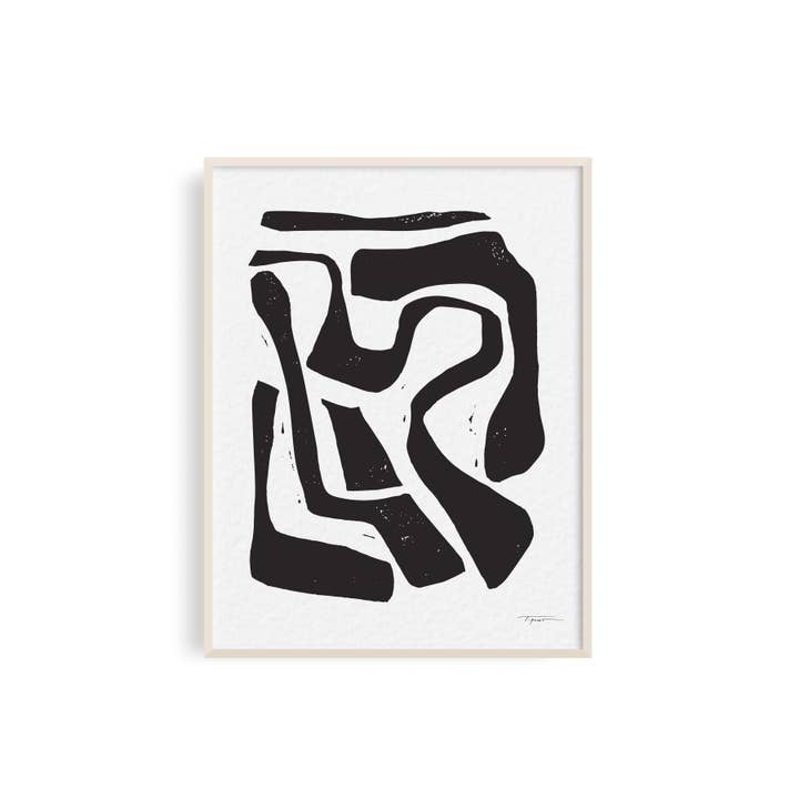 Flow II Block Print (8x10)