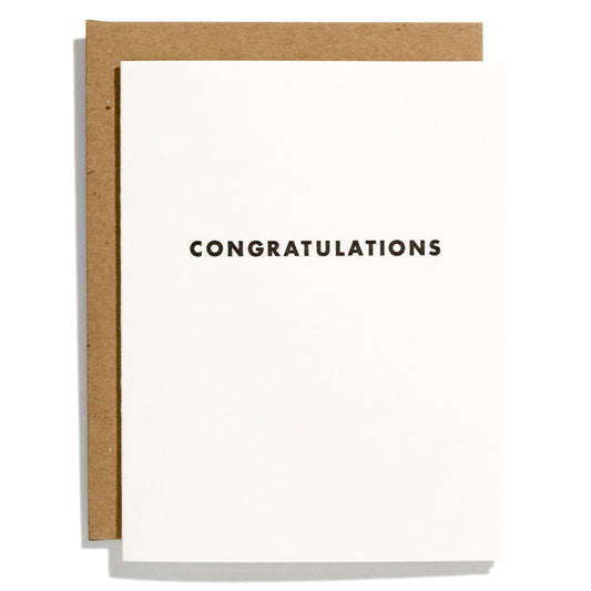 Futura "Congratulations" Card