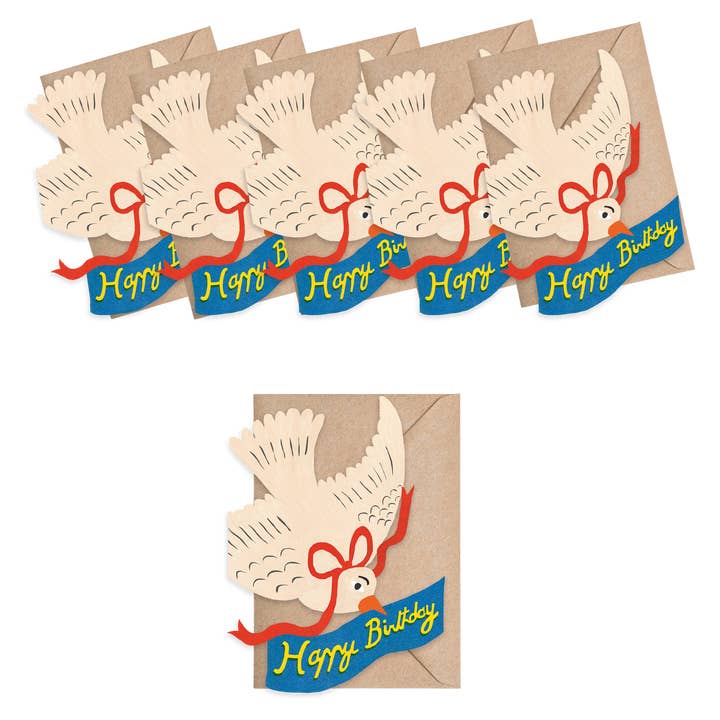 Happy Birthday Bird Mini Cards