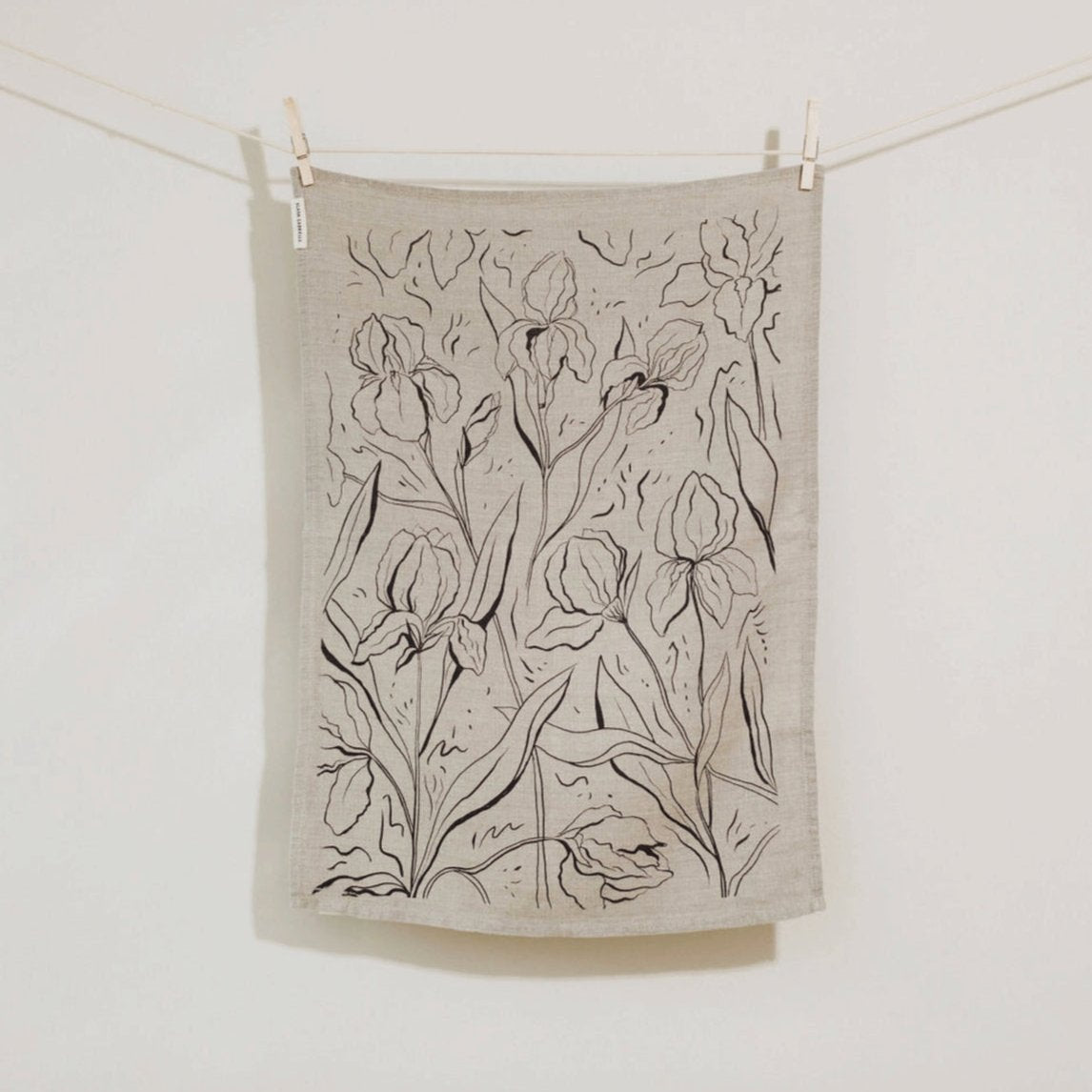 Iris Linen Tea Towel
