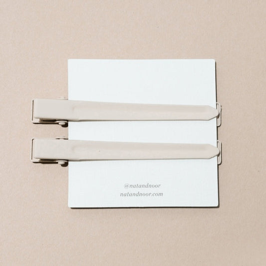 LEIA Hair Clip, Bone