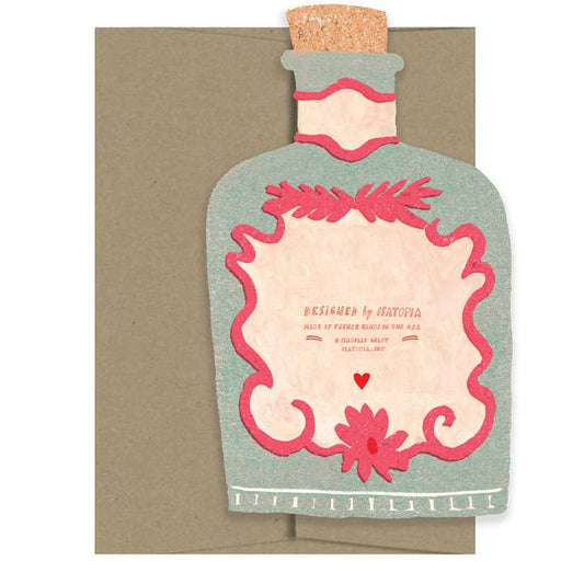 Love Potion - Die Cut Card