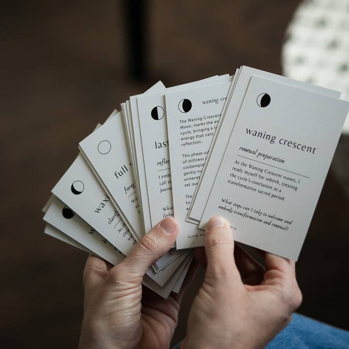 Lunar Reflections - Moon Phase Deck