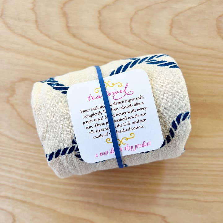 Nautical Knots Tea Towel