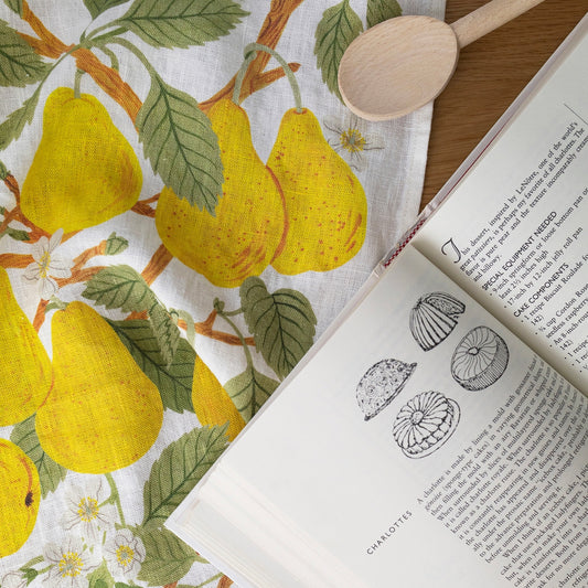 Pear Orchard | 100% Linen Tea Towel