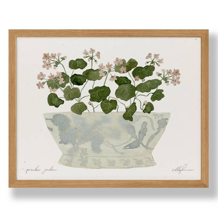 "Porcelain Garden" Art Print (8.5 x 11)