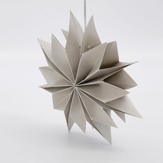 Small Paper Star, Pearl, 8"