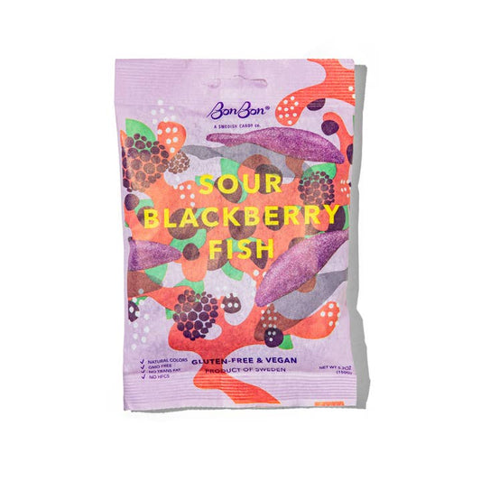 Sour Blackberry Swedish Fish